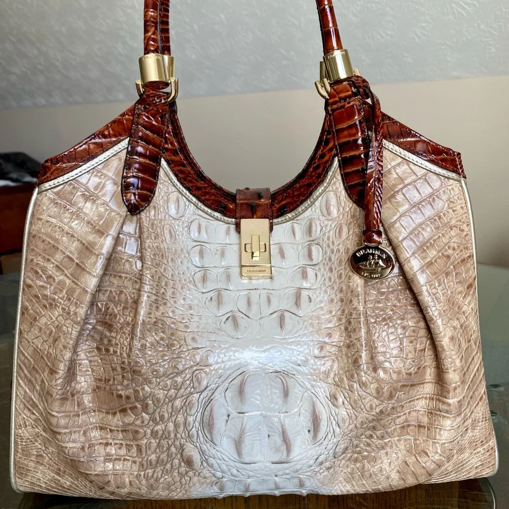 🙌EUC! Brahmin Celia Praline La Sierra Melbourne🙌 - Picture 4 of 10